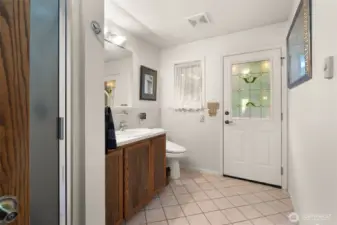 Second bathroom and back door offer