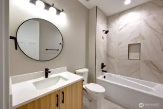 Full Guest bath on Main Floor