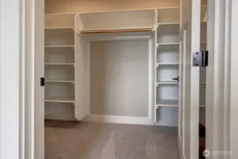 Primary walk-in closet