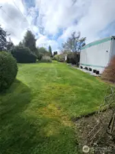 The home backs onto a beautiful large public green space.