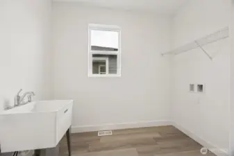 Upstairs laundry