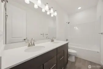 Main bath with double vanities