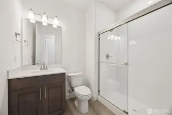 Main floor bath and shower