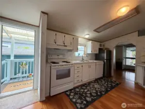 Back porch to Kitchen