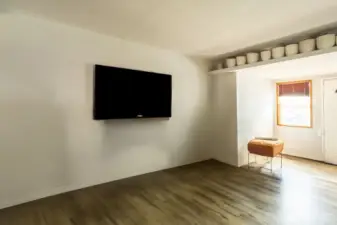 Living room with piano & items photoshoped out