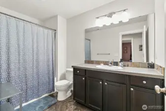 Full bath on second floor