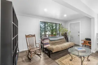 Entry and living room