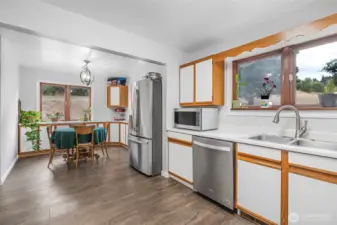 Kitchen and nook