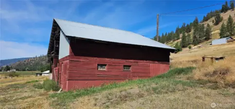 Barn side view
