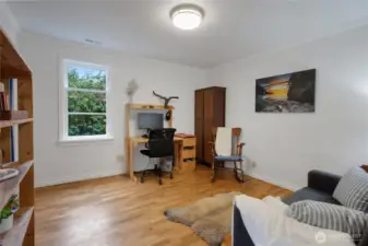 Second bedroom, currently being used as an office.