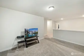 nice size bonus room upstairs.