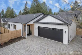 One level living with 2 car garage!