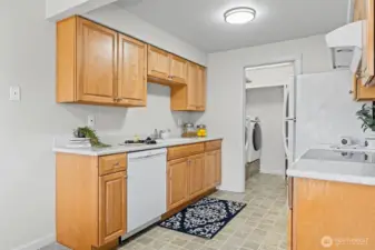 Updated clean kitchen