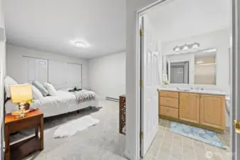 Primary with bath