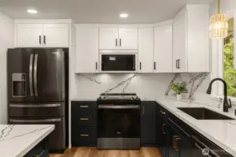 Fully remodeled kitchen
