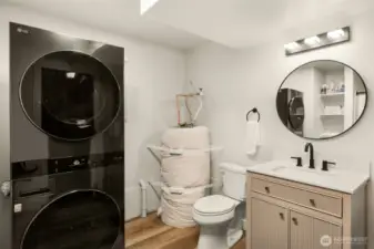 Utility Room/Full Bath on lower level