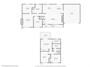Combined floorplan