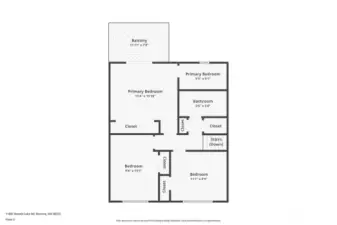 Second Floor floorplan