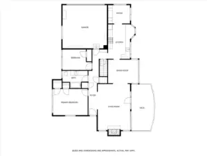 Main level floor plan