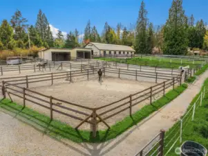 Dry lot paddocks and extensive use of Centaur fencing throughout the farm