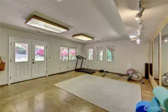 Main floor studio area