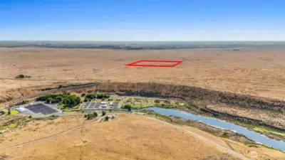 As you can see, the property is very close to the fish hatchery. Two options to get to the property: go down the gravel road to the fish hatchery from Hiway 17, or go a little farther down 17 to Road 19 and come up on the paved road to Road 16.