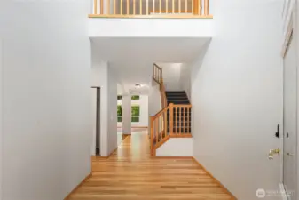High Ceilings in Front Entry Way