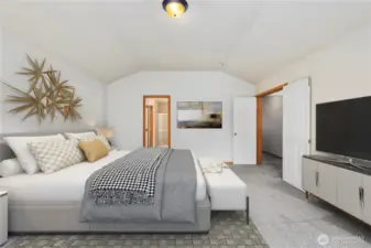 Upstairs Primary Suite
