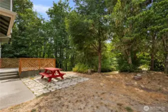 Private, Forested Back Yard