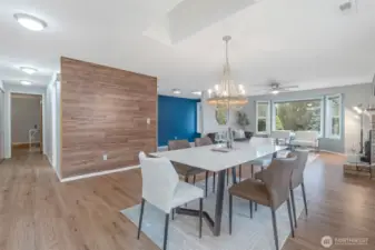 Light bright dining area