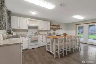 Huge kitchen with large island