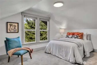 First of the three upstairs bedrooms.