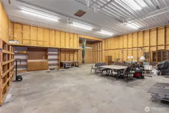 Two 12' doors, One 14' door with 46' deep bay perfect for a large RV