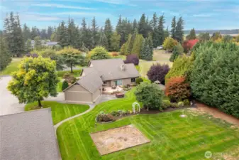 2 wells, full RV hook-ups include 20, 30 & 50 amp service + water, sewer & power