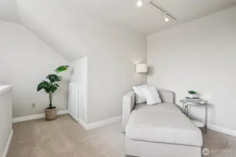 Great loft space. Could be a reading nook, office, bedroom, you pick!