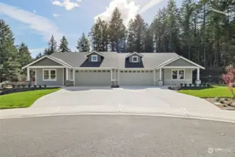 This zero-lot-line home is on the right, on your own deeded lot.