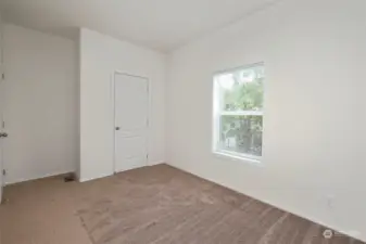 Third bedroom with south-facing window