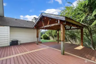 Gazebo on back deck