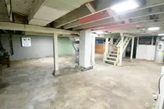 Unfinished basement