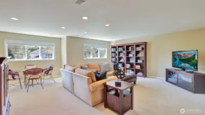 Oversized bonus room can be accessed by back staircase