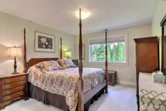 Large primary suite with walk in closet & full bath