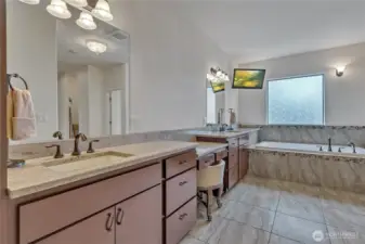 Jaccuzi brand jetted tub