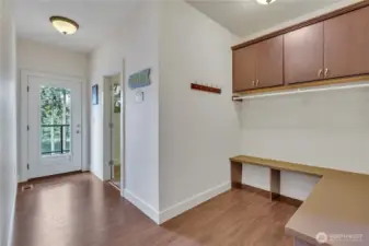 Mudroom with 3/4 bath