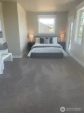 jprimary bedroom staged