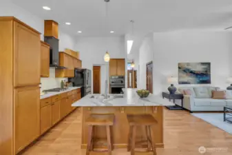 Pull up a stool and visit with the chef