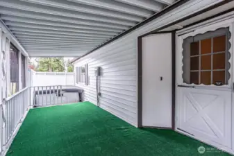 Nice covered porch