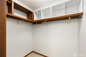 Large walk-in closet