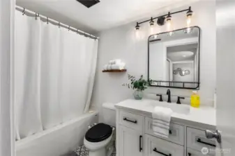 Remodeled bathroom