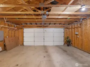 Garage -  smart water sprinkler system on right wallright wa