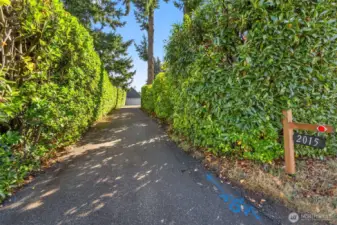 "The long and winding road..." leads you to your 3/4 acre estate!